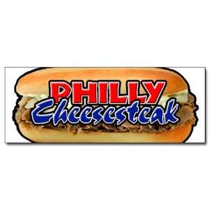    24 PHILLY CHEESE STEAK DECAL sticker cheesesteak 