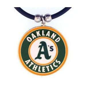  MLB Logo Pendant   Oakland As