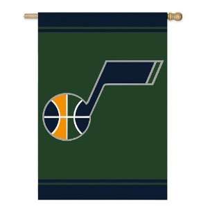  Utah Jazz Applique House Flag: Patio, Lawn & Garden