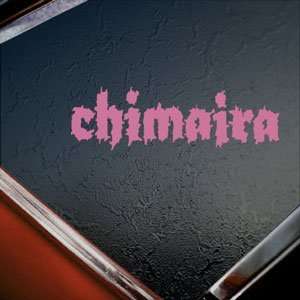  Chimaira Pink Decal Metal Band Car Truck Window Pink 