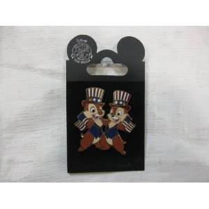  Disney Pin Patriotic Chip and Dale Toys & Games