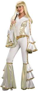 ABBA 70s Girl Disco Queen Outfit Halloween Costume 883028943302  