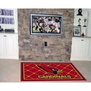 Arizona Cardinals New Area Rug Carpet 4x6  Sports 