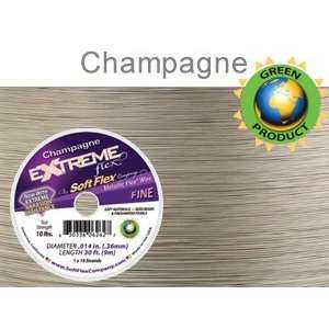  Soft Flex Extreme Beading Wire    Champagne .014 50 ft 
