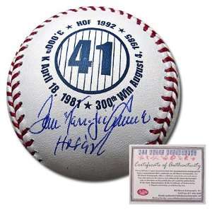  Tom Seaver Hand Signed Special #41 Stat Logo Baseball with 