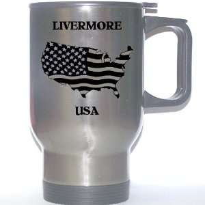  US Flag   Livermore, California (CA) Stainless Steel Mug 