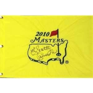  Scotty Cameron Autographed 2010 Masters Golf Pin Flag 