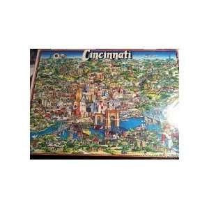  City of Cincinnati Jigsaw Puzzle   504 Fully Interlocking 