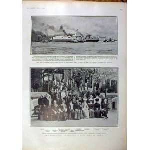   Japanes Battle Ship, Royal Group Cintra Portugal 1905: Home & Kitchen