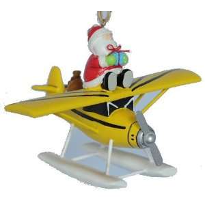  Santa on Float Plane Christmas Ornament: Sports & Outdoors