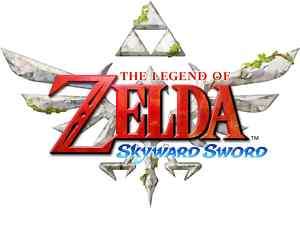 SS016 LEGEND OF ZELDA SKYWARD SWORD LOGO T SHIRT E3  