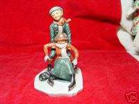Norman Rockwell Skating Figurine by Gorham  