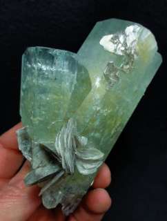   Gem AQUAMARINE CRYSTAL Rough Raw Specimen Skardu, Pakistan  