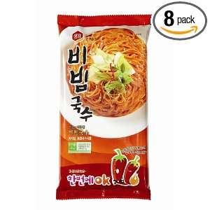 Sempio Instant Noodles, Hot & Spicy Flavor, 151 Grams (Pack of 8 