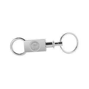  MIT   Two Sectional Key Ring   Silver: Sports & Outdoors