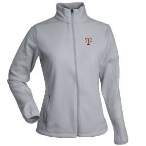  Texas A&M Womens Sleet Full Zip Fleece (Grey): Sports 