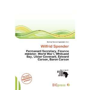  Wilfrid Spender (9786200837585) Dismas Reinald Apostolis Books