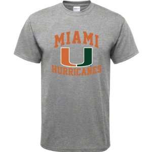Miami Hurricanes Sport Grey Youth Aptitude T Shirt  Sports 