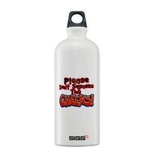  Sigg Water Bottle 0.6L Please Dont Squeeze The Cheeks 