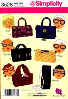   Pattern 3528 SUNGLASS CASES eye glasses sewing 039363311881  