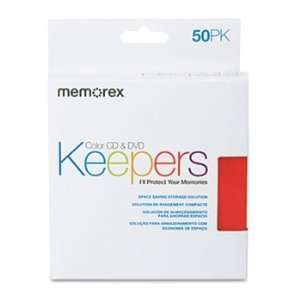  Memorex 01972   CD/DVD Sleeves, 50/Pack MEM01972 