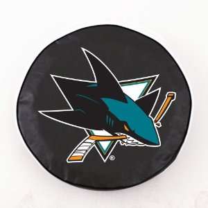  San Jose Sharks NHL Black Spare Tire Cover: Sports 