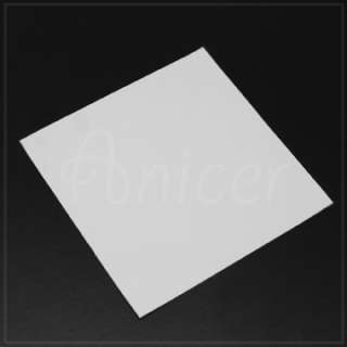 100x100x1mm Heatsink Silicone Compound Thermal Conductive Pad White 
