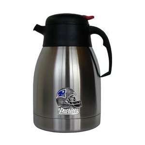 Siskiyou New England Patriots Stainless Steel Coffee Carafe   New 