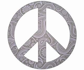 GRAY PAISLEY PEACE SIGN CUTE COMPUTER MOUSE PAD NEW COOL FUN  
