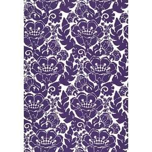    Louis Nui Print Violet by F Schumacher Fabric