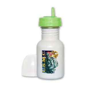  Sippy Cup Lime Lid USMC US Marine Corps Soldier with US 