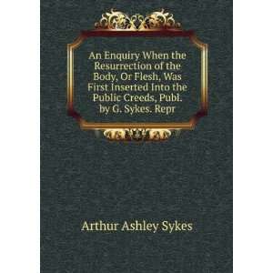   , Publ. by G. Sykes. Repr Arthur Ashley Sykes  Books