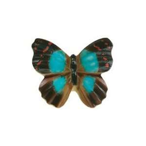  Siro Designs Butterflies Knob (72 120), BROWN/BLUE/RED 