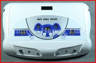 NEW DUAL SPA ION DETOX FOOT BATH AQUA CELL CLEANSE MP3  