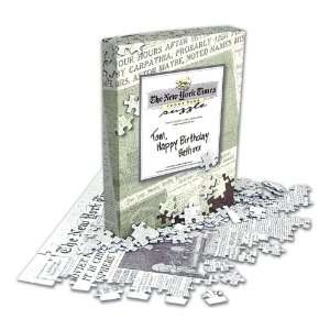  Personalized Birthday NY Times Jigsaw Puzzle Toys & Games