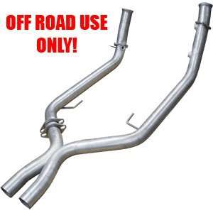  2005 2010 Ford Mustang Off Road X Pipe Exhaust: Automotive