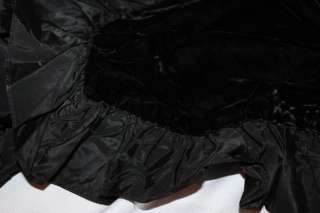   BARI/Kay UNGER Vtg Ruffled GIANT Steampunk VICTORIAN Dress CLOAK CAPE