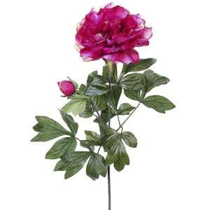  27 Silk Peony Flower Spray  Rose/Pink (case of 12): Home 