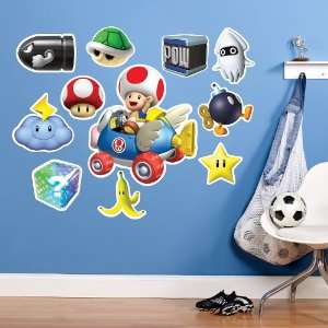  Mario Kart Wii Toad Giant Wall Decal