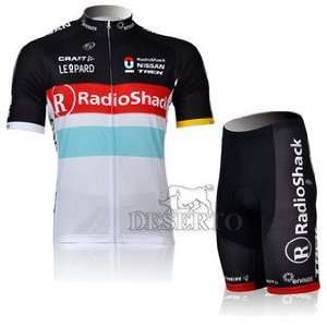  Radio Shack cycling jersey Set short sleeved jersey tenacious life 