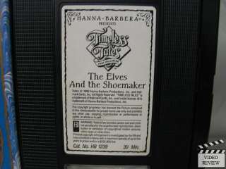 The Elves And the Shoemaker VHS Timeless Tales Hallmark 014764123936 