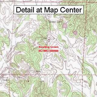 USGS Topographic Quadrangle Map   Bowling Green 
