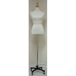  Dress Form: New Female Rolling Base Dress Form Mannequin 