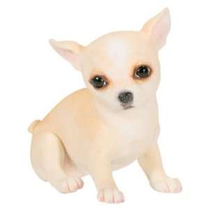  Tan Chihuahua Puppy   Cold Cast Resin   3 Height Toys 