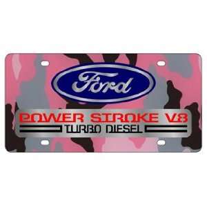  Ford Power Stroke V8 License Plate Automotive