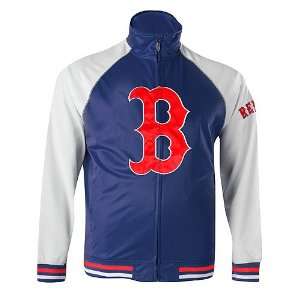  Boston Red Sox Cap Track Jacket: Sports & Outdoors