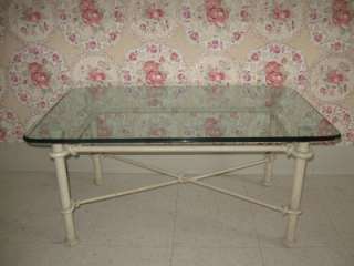 Ethan Allen Collectors Classic Collection Wrought Iron Coffee Table 