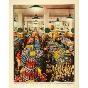 1938 Print Retail Store Supermarket A&P Atlantic Pacific Tea Shoppers 