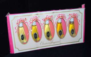 Vintage Lentheric Classics In Fragrance 5 Colognes NIB  