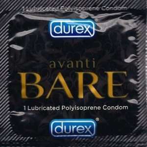  100 Durex Avanti Bare Non Latex Condoms Health & Personal 